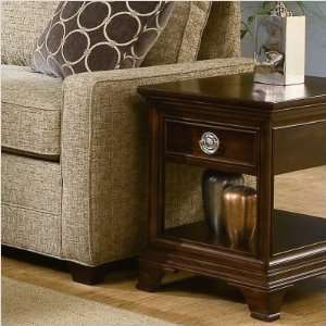    Urban Heights End Table In Chocolate Cherry Furniture & Decor