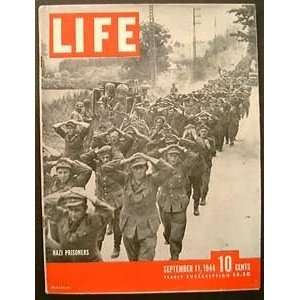   Magazine September 11, 1944   Cover Nazi Prisoners Henry Luce Books
