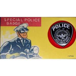 Homeland Security, Dept of Defense Tin Litho Badge, 1960s