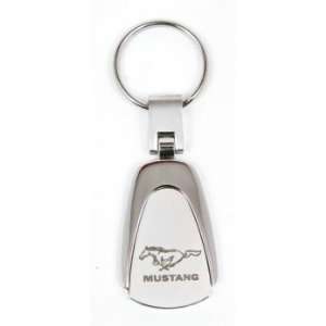  Ford Mustang Chrome Teardrop Keychain Made In USA 