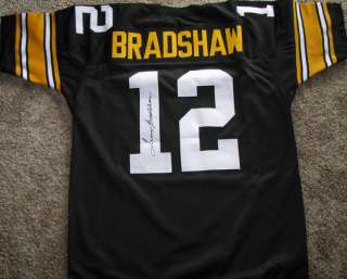 TERRY BRADSHAW SIGNED AUTO JSA DNA JERSEY STEELERS  