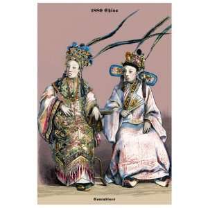  Chinese Concubines, 19th Century by Richard Brown . Art 