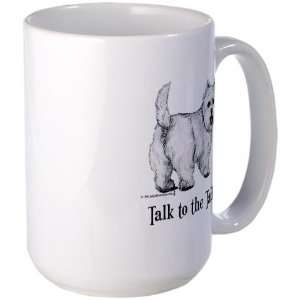  Westie Talk Terrier Pets Large Mug by  