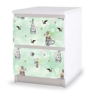  Up in the Air Decal for IKEA Malm Dresser 2 Drawers