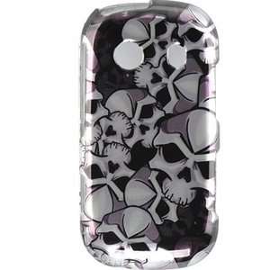  Plastic Protector Case (Black Skull) for Samsung Seek M350 