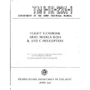   23 A, B, C Helicopter Flight Manual OH 23) Hiller UH 12 (HTE  Books