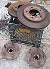 Ford Expedition Brake Rotors and Bearing Unit Assembly front 4x4 good 