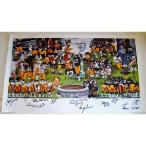   CHAMPS JSA   Autographed NFL Art 