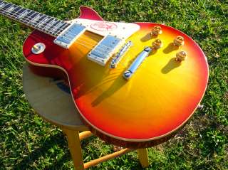 Gibson Custom 1958 Les Paul Reissue Plain Top Washed Cherry Burst 