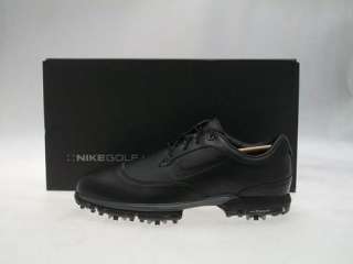 NIKE 2012 AIR TOUR PREMIUM GOLF SHOE BLACK MEDIUM SIZE 10  