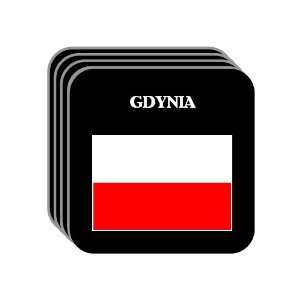 Poland   GDYNIA Set of 4 Mini Mousepad Coasters