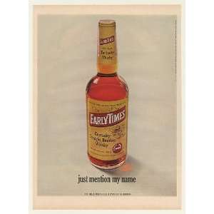   Whisky Bottle Just Mention My Name Print Ad (48857)