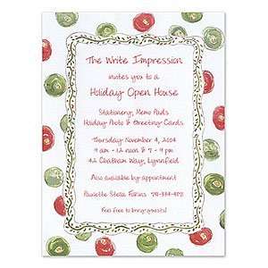  Holiday Ornaments Holiday Invitations