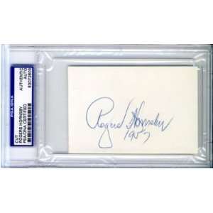  Rogers Hornsby Signed Cut Signature Psa/dna Slabbed 