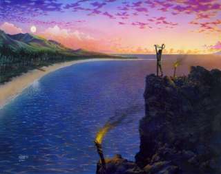 Maui Lahaina Black Rock Kaanapali Sheraton Tiki Torch Sunset Hawaii 