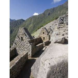 Stonework in the Lost Inca City of Machu Picchu, Peru 