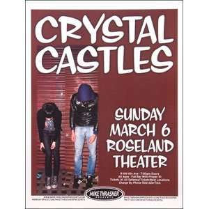  Crystal Castles   Posters   Limited Concert Promo