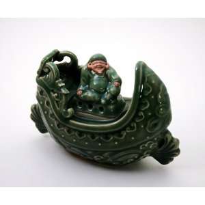  Japanese Pottery; Ceramic Incense Burner