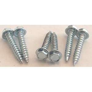  12 X 1/2 Self Piercing Screws / Slotted / Hex Washer Hd (5 