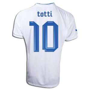  New Soccer Jersey Euro 2012 Totti # 10 Italy Away Soccer 