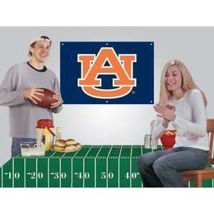  Auburn Tigers Game/Tailgate Party Kits Banner & Tablecloth 
