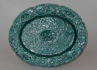 OVAL SCHUETZ CILLI SCHÜTZ CILLI CERAMIC PLATE c. 1900  