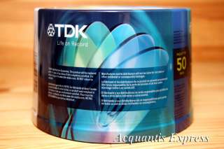 50 TDK 16X DVD+R Blank DVDR Media Disc New Sealed /CB  