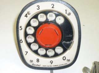 Vintage Ericofon Beige Swedish Phone Rotary Telephone  