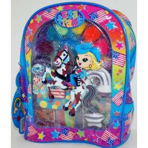    Lisa Frank Awesome Art Activities Craft Backpack Toys & Games