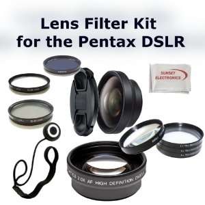  Digital Accessory Kit For Pentax K5, K7 Digital SLR 