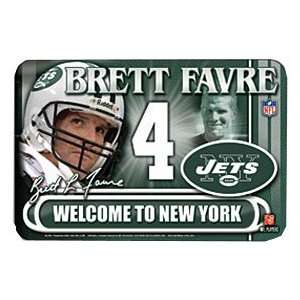  New York Jets Brett Favre 20x30 Door Mat Sports 