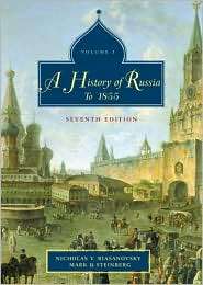 History of Russia Volume 1 To 1855, (0195153928), Nicholas V 