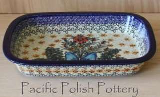 Polish Pottery CA SIGNATURE Unikat 1491 xLarge Baker Stoneware u4 