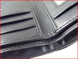 Mens Good Bull Bifold Brown Top Soft PU Leather Zip Purse Wallet ID 