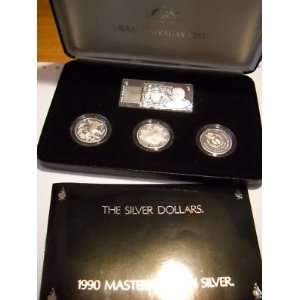  1990 4 Coin Masterpieces in silver Silver $ Australia 