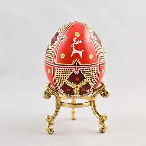  Deer Ukrainian Easter Egg, Pysanka, Pysanky Eggs