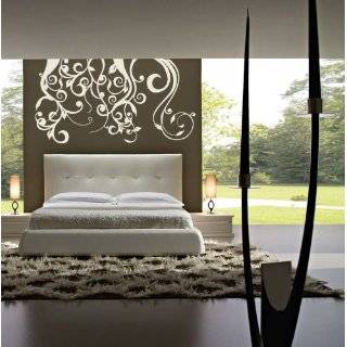 floral decals swirl flower wall decal sticker mural includes