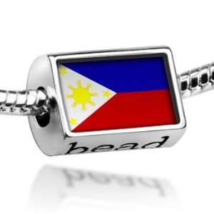  Beads Philippine Flag   Pandora Charm & Bracelet 