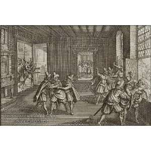  Second Defenestration of Prague, Thirty Years War   24x36 