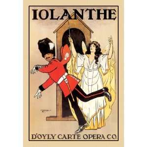  Iolanthe DOyly Carte Opera Company 20x30 Poster Paper 