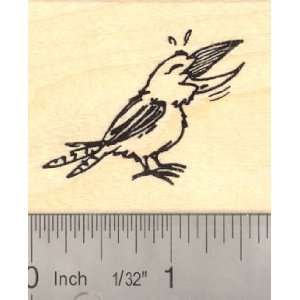  Laughing Kookaburra Bird Kingfisher Rubber Stamp Australian 