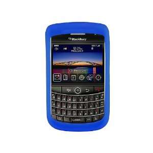  Silicone Case for Blackberry Tour 9630   Dark Blue Cell 