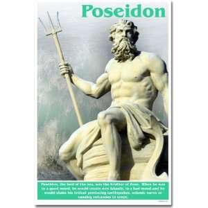 com Ancient Greece Greek Mythology, Lord of the Sea, Brother of Zeus 