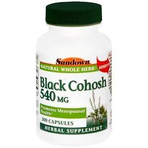  Special pack of 5 SUN DOWN BLACK COHOSH 540MG 44696 100 