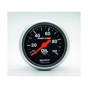  Auto Meter 3321 Sport Comp Oil Pressure 0 100 Automotive