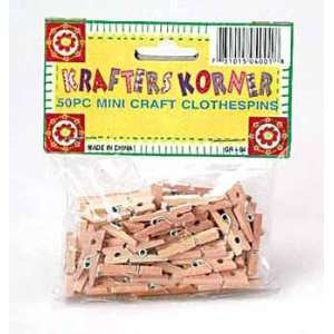  Mini Craft Clothespins Case Pack 48 
