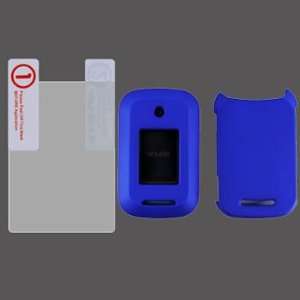  Motorola Rambler WX400 Blue Rubberrized HARD Protector 