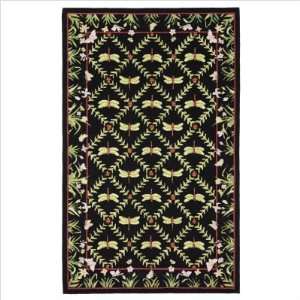  828 Rugs CCL118 Accents Dragonfly Hooked Area Rug 