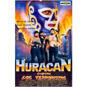  Huracan Ramirez contra los terroristas Poster Movie Mexican 27 x 40 