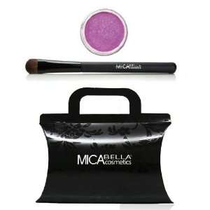 Micabella Mineral Eye Shadows #82 Arrogance + Oval Eye Brush + Box 